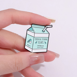 Creatieve Medicijnzak Fles Email Pinnen Op Maat Medische Student Tranen Broches Revers Badges Gothic Sieraden Cadeau Voor Vrienden - Product Image 5