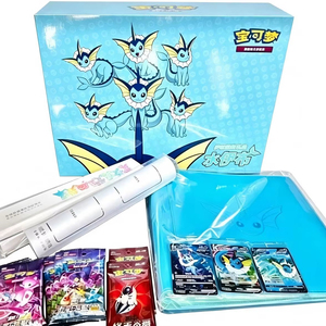 Boîte cadeau officielle <span class=keywords><strong>Pokémon</strong></span> TCG S-Chinois 2024 Eevee <span class=keywords><strong>GX</strong></span> Vaporeon Box Exclusive Neuve Scellée - Product Image 1
