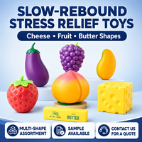 Jouet sensoriel éducatif Taiding Bear en TPE, en forme de fromage, translucide, pour soulager le stress, inspiré de Montessori, unisexe