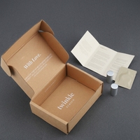 Boîte-cadeau d'expédition en carton ondulé avec logo personnalisé Boîte de papier recyclable en carton postal pour cosmétiques