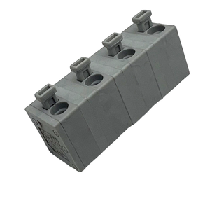 Bloques de terminales <span class=keywords><strong>Crey</strong></span>, paso de 12,5mm, 4 pines, enchufe sin soldadura Chapado en 7 pines, bloque de terminales gris para placa PCB - Product Image 3