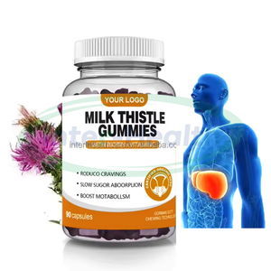Ausreson OEM Organic Milk Thistle Seed Extract Gummy Candy Liver <b>Detox</b> <b>Supplement</b> Halal/Kosher Certified - Product Image 2