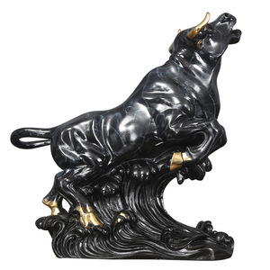 Figura de Animal del Zodiaco Tauro, Fundición en Latón, Hecha a Mano, Decoración de Oficina, Estatuilla Coleccionable - Product Image 4