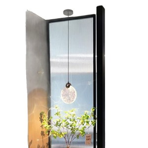 Lámpara Colgante de Cristal Minimalista, Redonda, de Una Sola Cabeza, Luz LED Cálida, para Sala de Estar, Dormitorio, Techo - Product Image 4