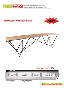 Table longue pliante de 3m pour couper et coller le papier peint - Product Image 6
