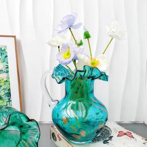 Modern Handmade Blown <strong>Murano</strong> Art Glass <strong>Vase</strong> Elegant Pink Colored Tabletop Decor for Home Hotel Valentine's Day Factory Direct - Product Image 3