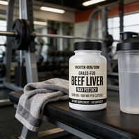 Compléments Nutritionnels à Base d'Extrait de Foie – Capsules de Foie de Bœuf Nourri à l'Herbe pour le Soutien Immunitaire et Énergétique