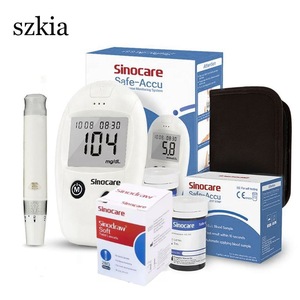 Moniteur de glycémie électrique de qualité médicale certifié CE, résultats rapides, <span class=keywords><strong>pour</strong></span> patients diabétiques, 50 bandelettes de <span class=keywords><strong>test</strong></span>, 50 lancettes - Product Image 3