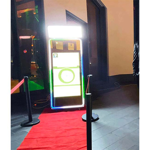 Infinity Air Oval Backdrop Selfie Video Box Cámara Impresora 2026 Espejo mágico Marco LED 70 pulgadas Photo Booth Control remoto 2 años - Product Image 6