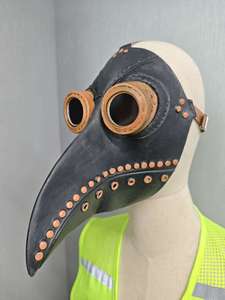 Cape à Capuche Créativité Artistique Costume d'Halloween Costume de Médecin de <span class=keywords><strong>la</strong></span> Peste d'Halloween Ensemble avec Masque Steampunk - Product Image 5