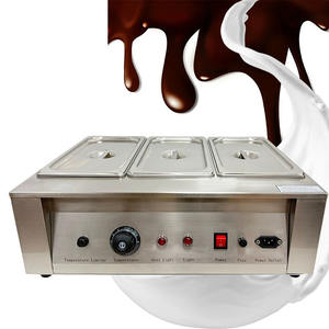Machine à fondre et à tempérer le chocolat commerciale à 3 cuves, Nouvelle Arrivée, Four numérique pour la fusion du chocolat - Product Image 2