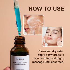 Esencia líquida con polipéptidos y péptidos de cobre al 1%, aceite hidratante que atenúa las líneas finas de expresión. - Product Image 5