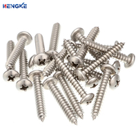 ANSI Pan Head Self Tapping Screws 20mm 30mm 50mm Steel Zinc Plated Fasteners for Metric Engineering Construction
