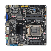 NOUVELLE Carte mère Mini-ITX fine LGA1200 compatible avec les processeurs Intel de 10e et 11e génération, 2X DDR4 SO-DIMM NVMe NGFF M.2 H510 ITX