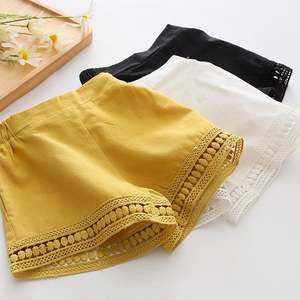 Pantalones de chándal de algodón para bebé niña, pantalones cortos de tela de rizo, ropa de bebé, fabricante chino - Product Image 3