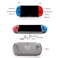 Console de jeu portable X12 Plus, rétro, grand écran de 7 pouces, double joystick, émulateur d'arcade, lecteur de jeux portable, vente en gros OEM
