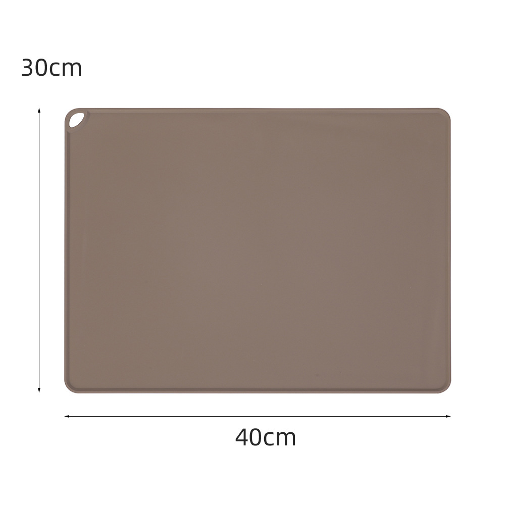 Borde impermeable marrón