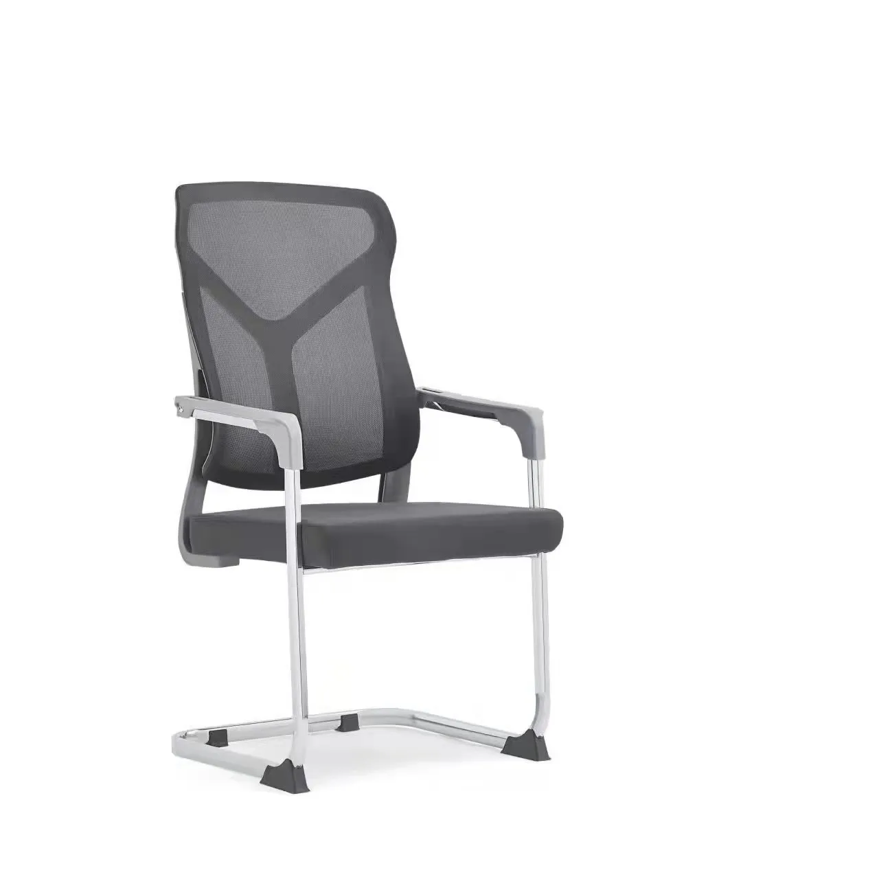 Struttura ergonomica mobili per ufficio popolari cuscino in rete traspirante sedia da ufficio per allenamento con gambe ad arco