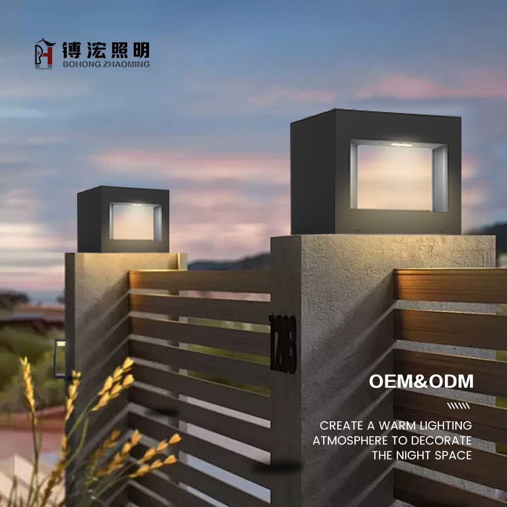 outdoor post lighting copper