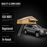 Tente de toit souple à montage rapide pour SUV 4x4, imperméable, pour camping en plein air - Offre spéciale