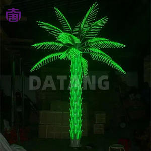 Luz LED Cálida con Forma de Palmera para Navidad, Material Plástico para Interiores/Exteriores, Decoración de Paisajes y Festivales - Product Image 4