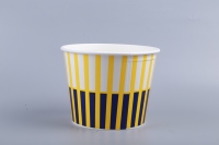 Seau en papier personnalisé 85-165 oz pour emporter, emballage alimentaire, godets à popcorn, conteneur jetable en papier, seau à poulet frit