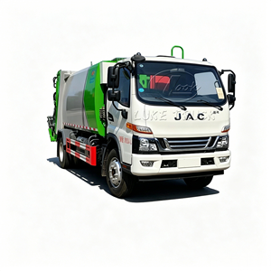 Nouveau camion compacteur de déchets JAC Junling 4x2, 6-10m3, avec chargeur arrière hydraulique, camion de collecte des déchets, LHD RHD Euro5, véhicule d'assainissement - Product Image 2