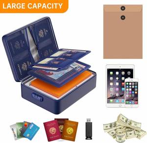 Organizador de Documentos OEM con Cerradura, Bolsa Portátil Mejorada para Almacenamiento Seguro en Casa o Viajes, Aislada Térmicamente, Ignífuga e Impermeable - Product Image 5