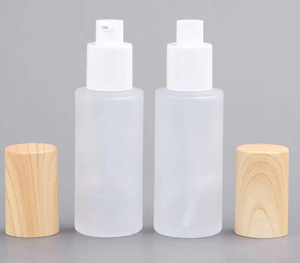 Xinrunjin ขวดแก้วฟรอสติ้งอินเทอร์นระดับสูงแบบพกพาขวดเครื่องสำอางย่อยสำหรับครีมตาครีมทาหน้าแก้วใสสวมใส่ได้ - Product Image 4