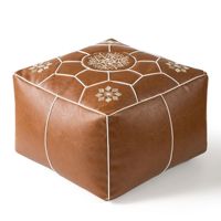 Cojín de Suelo Marroquí Tipo Futón, de Poliéster, Color Sólido, Cuadrado, para Dormitorio, Sala de Estar, Ventana, Mesa, Tatami