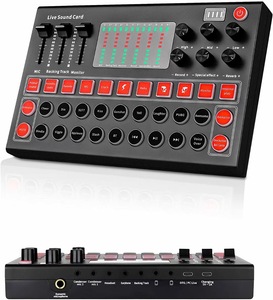 การ์ดเสียงภายนอก Voxfull แบบ USB พร้อมเอฟเฟกต์ เหมาะสำหรับการร้องเพลงสดและการบันทึกเสียง (2 ช่องสัญญาณ) - Product Image 3