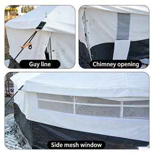 Standard Canvas Relief <strong>Tent</strong> 4x6.6m Emergency Shelter <strong>Refugee</strong> Humanitarian Outdoor Waterproof Family Disaster Relief <strong>Tent</strong> - Product Image 4