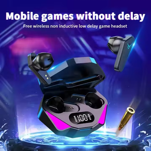 Giá Rẻ Giá Thấp Bán Hàng Nóng Chất Lượng Tốt Nhất Ban Đầu X15 TWS Earbud Tai Nghe X15 TWS Không Dây X15 TWS Chơi Game Không Dây Màu Xanh Tai Nghe - Product Image 6