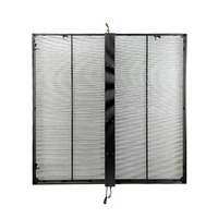 Écran LED transparent 1000x1000, affichage LED en verre, haute luminosité, léger, mur vidéo LED pour la publicité commerciale