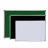 Tableau magnétique vert sur mesure en gros avec cadre en alliage d'aluminium, accessoires pour tableau effaçable à sec pour l'école/bureau des enfants