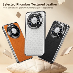 เคสโทรศัพท์หนัง PU ชุบเคลือบหรูหรา พร้อมแม่เหล็ก สำหรับ Huawei Mate 80 Pro Max Mate70 Pro พร้อมฟิล์มกันรอยเลนส์ ป้องกันการกระแทก ฝาหลังแข็ง - Product Image 2