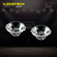 Lentilles LED Ilenstech 10/15/25/30/45/60/15x60 Degrés, Optiques secondaires en plastique / Lentilles PMMA, Lentilles LED optiques avec ruban adhésif BE
