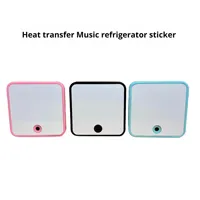 Nouvel aimant de réfrigérateur avec fonction de lecteur de musique, aimants de réfrigérateur vierges pour sublimation, album, impression photo DIY pour cadeau créatif