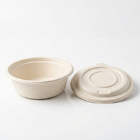 Bol jetable écologique en bagasse de canne à sucre, épais, robuste, anti-casse, empilable, biodégradable, pour fêtes, usage domestique et alimentation