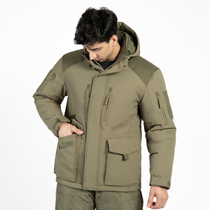 F4 Lông Cừu Người Đàn Ông Của Mùa Đông Đi Bộ Đường Dài Quần Áo Có Thể Tháo Rời Lót Ngụy Trang Chiến Thuật M65 Lĩnh vực Áo Khoác Đồng Phục - Product Image 6