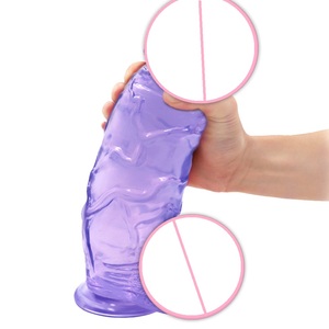 26CM 현실적인 딜도 남근 두꺼운 실리콘 딜도 흡입 컵 남근 여성 자위 장난감 - Product Image 1