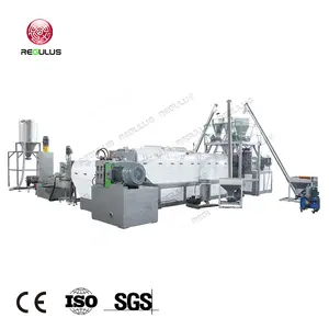 High Output Plastic Granulator Supply Double Stage Water-ring Hot Cutting Pelletizing Machine Line