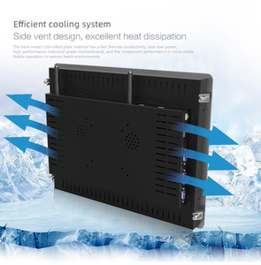15 17 19 21.5 inç açık ahşap çatkı duvar montaj gömülü kapasitif All-In-One endüstriyel dokunmatik Panel PC 4GB IP65 anma stok - Product Image 6