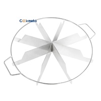 Coupe-tarte en acier inoxydable, diviseur de gâteau 4/5/7/6/8/10 tranches, trancheuse à pizza ronde, outil de pâtisserie pour boulangerie et cuisine domestique