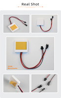 Interrupteur mural à capteur tactile pour miroir LED 3 voies 12V 24V pour miroir de salle de bain