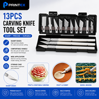 Kit de couteaux de précision Printex 13 pièces pour la sculpture, le modelisme, l'artisanat, l'impression 3D, la découpe et la finition DIY