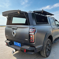 Capot rigide 3 portes pour benne de camionnette robuste, avec cadre en acier renforcé, étanche, couverture de chargement de hayon personnalisée OEM
