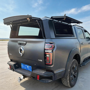 Couverture de benne rigide pour camionnette robuste à 3 ouvertures, avec cadre en acier renforcé et dessus imperméable - Product Image 1