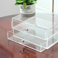 Fournisseur d'usine Tiroir en verre acrylique plexi Casier en acrylique Cadres décoratifs de cube de photo de famille