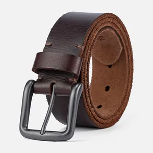 Brown Black Mens Leather Golf Belts High Quality Belt For Jeans